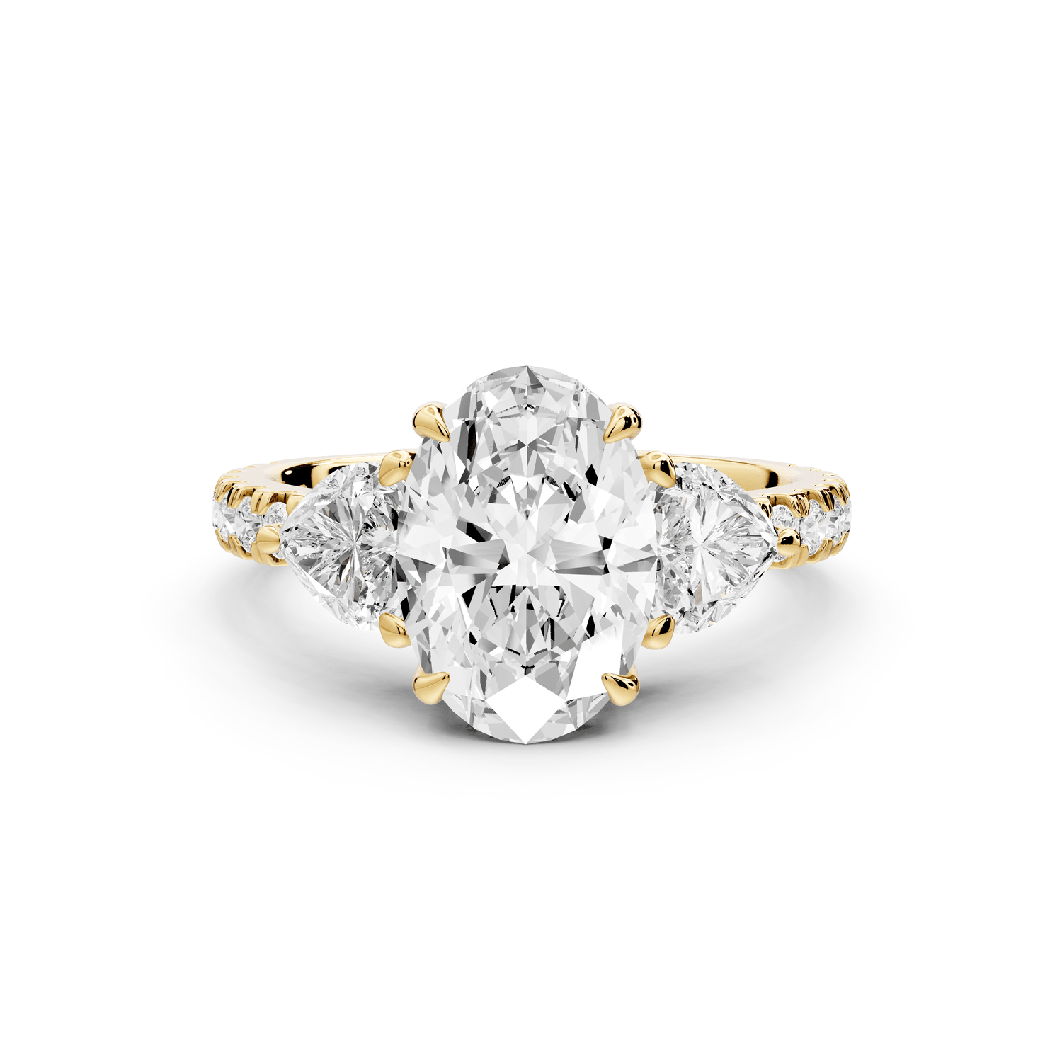 Lily - 2ct Engagement Ring 18k yellow gold - Mr. Alex Jewelry