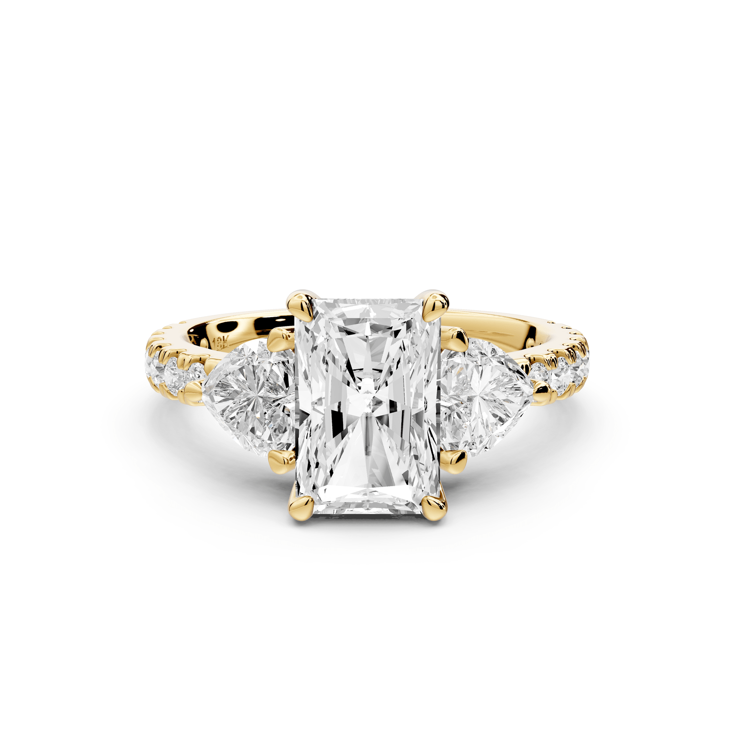 Lily - 2ct Engagement Ring 18k yellow gold - Mr. Alex Jewelry