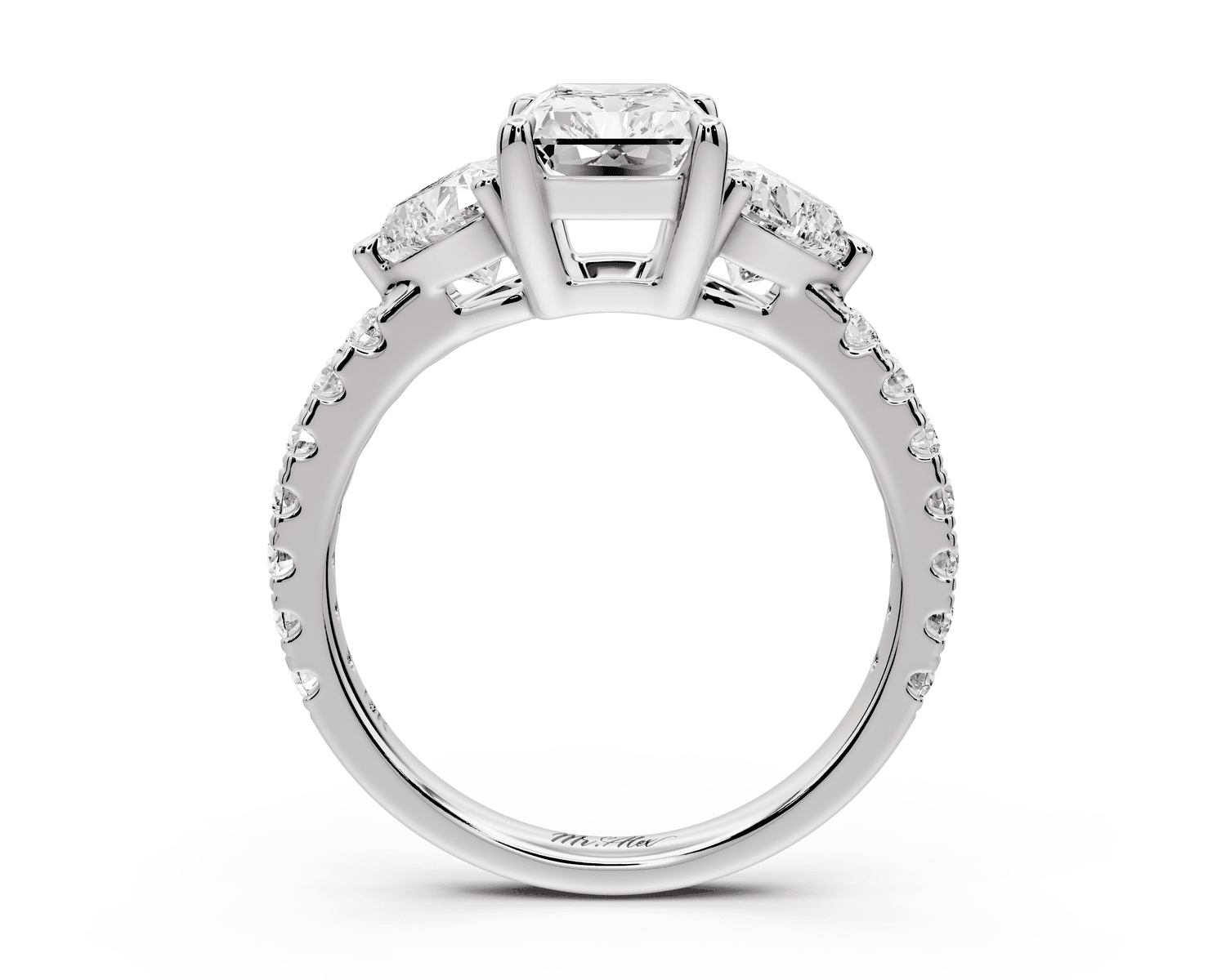 Lily - 2ct Engagement Ring platinum - Mr. Alex Jewelry