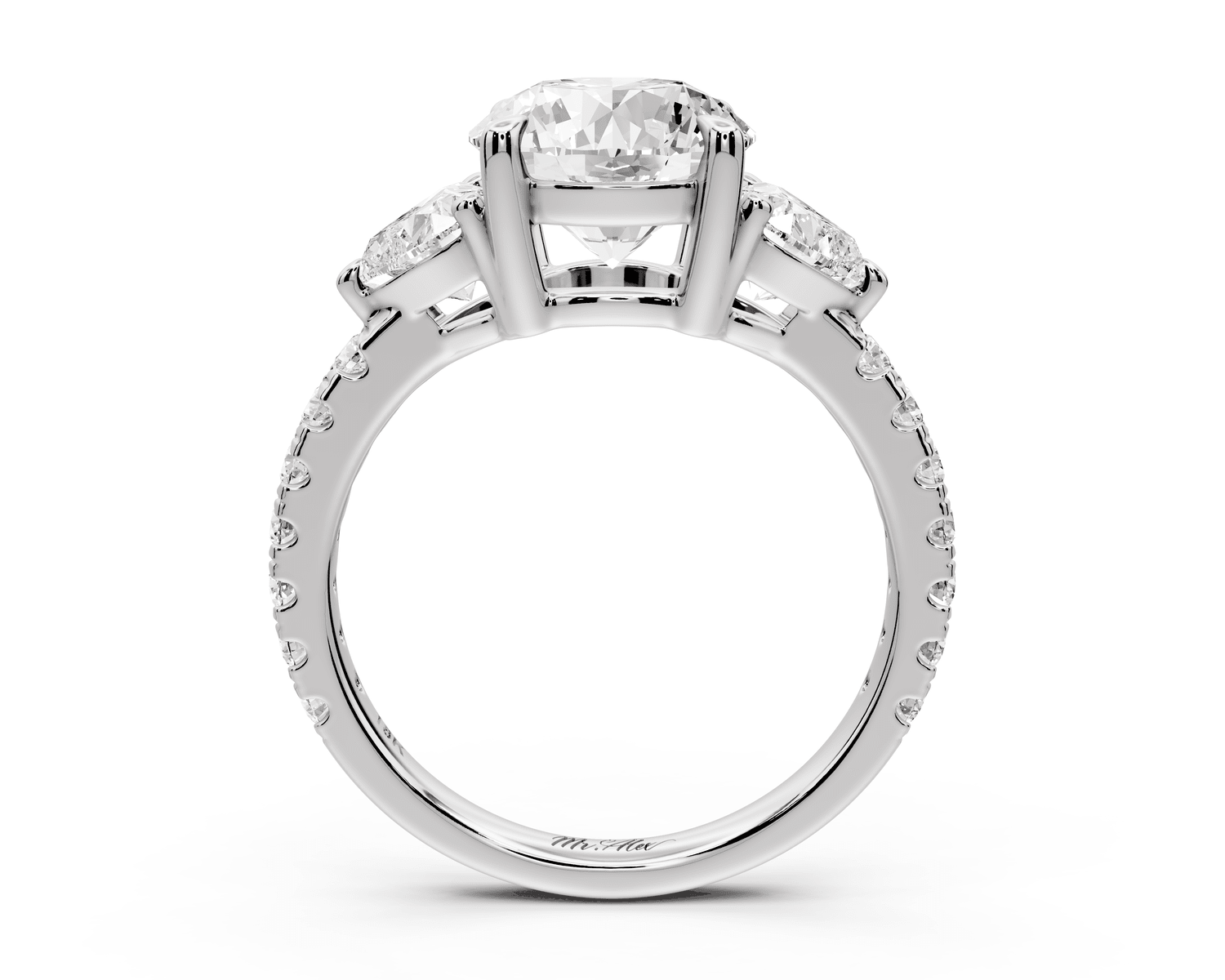 Lily - 2ct Engagement Ring platinum - Mr. Alex Jewelry