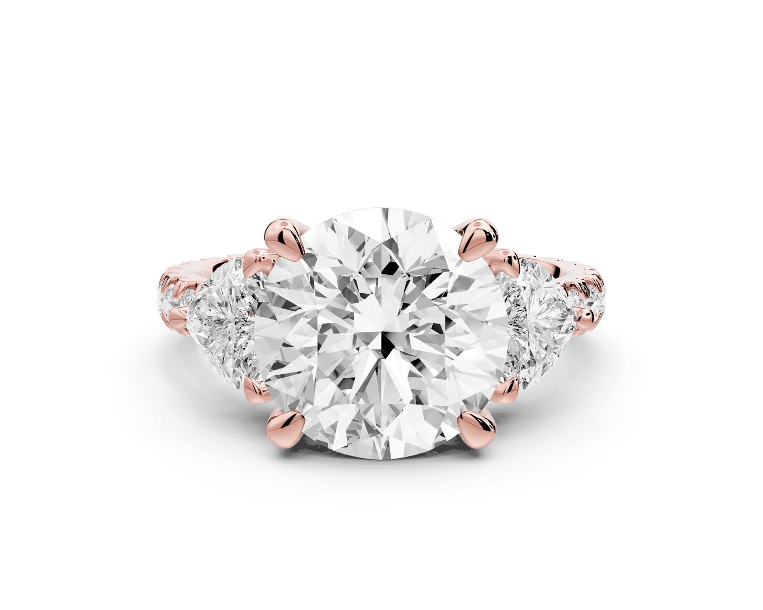 Lily - 3ct Engagement Ring 18k rose gold - Mr. Alex Jewelry