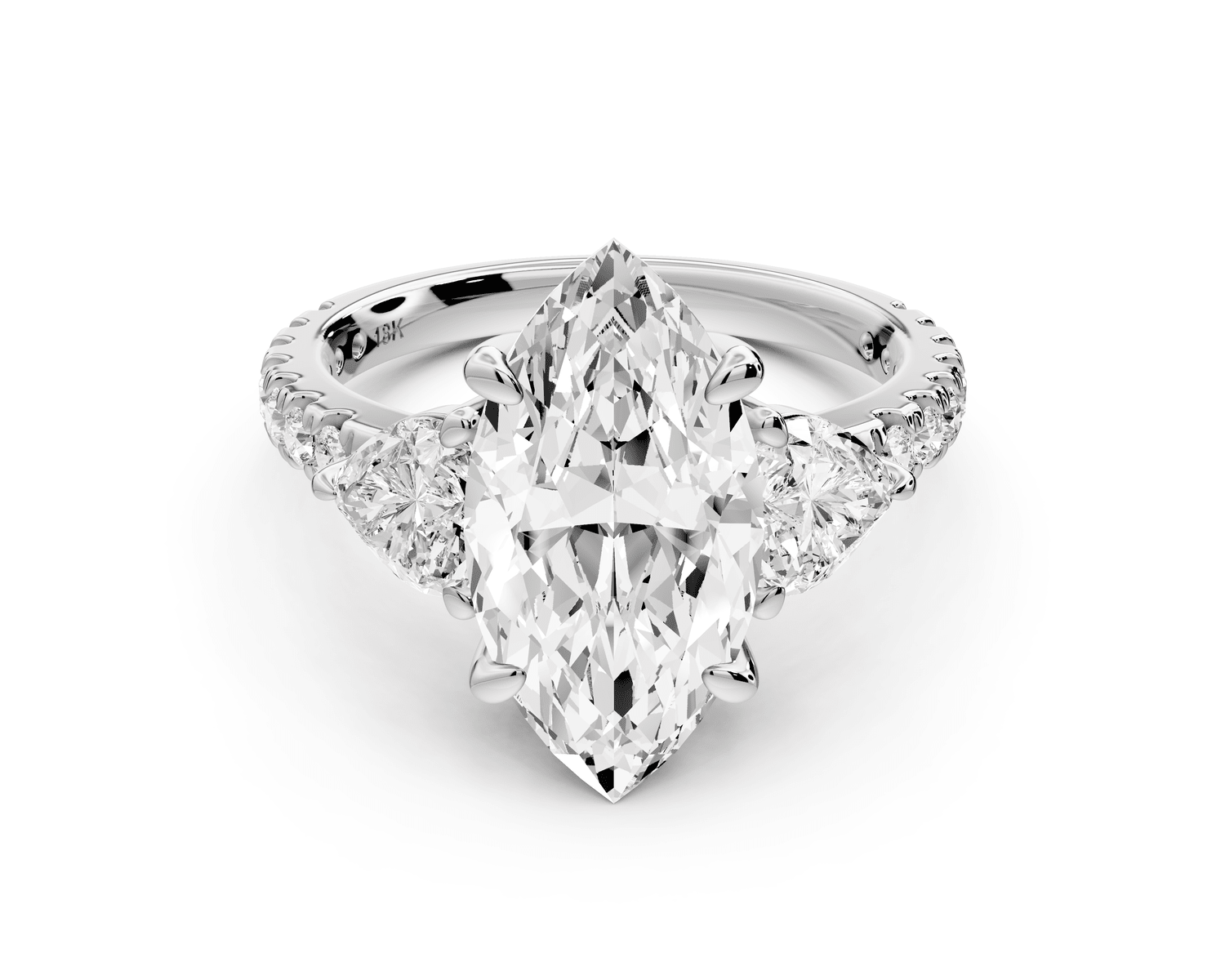 Lily - 3ct Engagement Ring platinum - Mr. Alex Jewelry