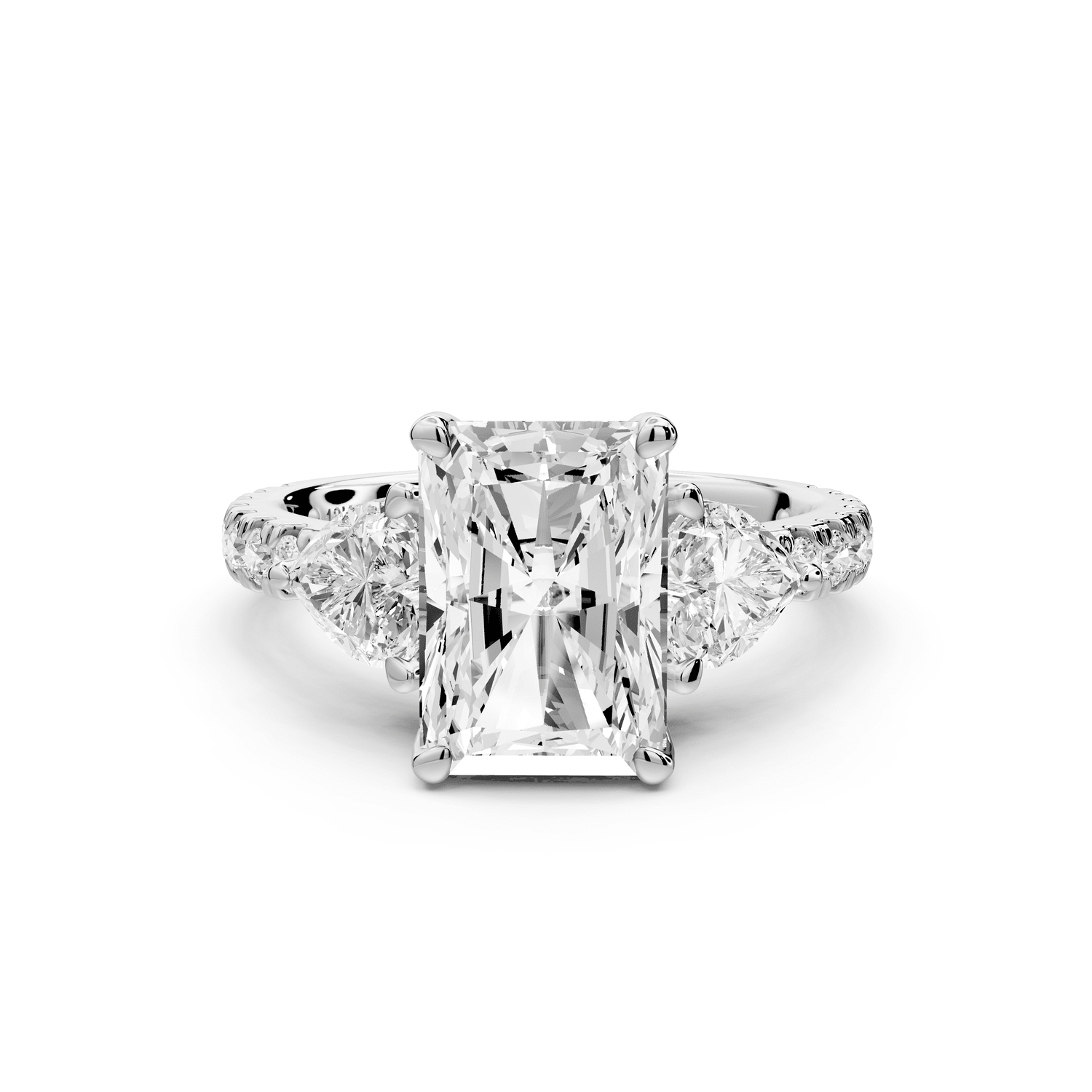 Lily - 3ct Engagement Ring platinum - Mr. Alex Jewelry