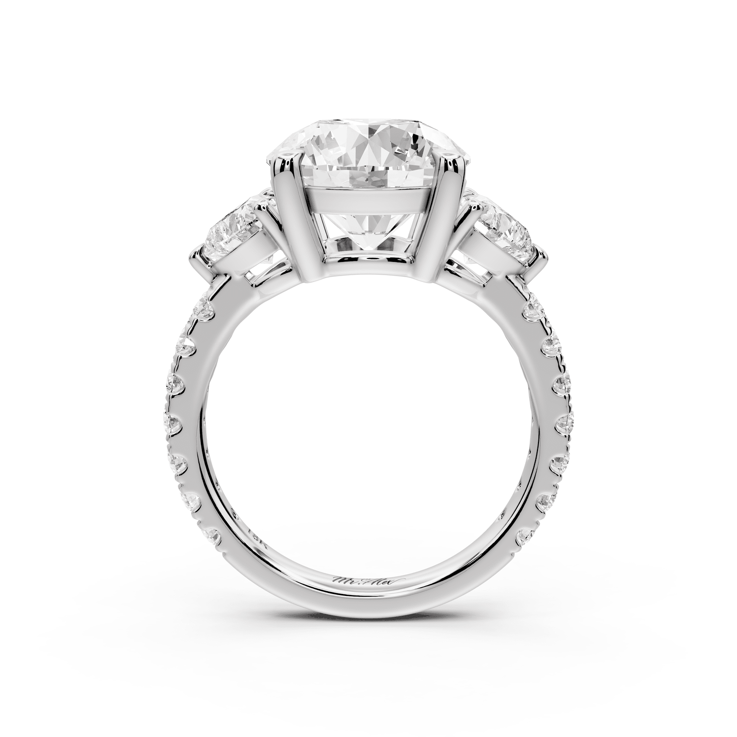 Lily - 3ct Engagement Ring platinum - Mr. Alex Jewelry