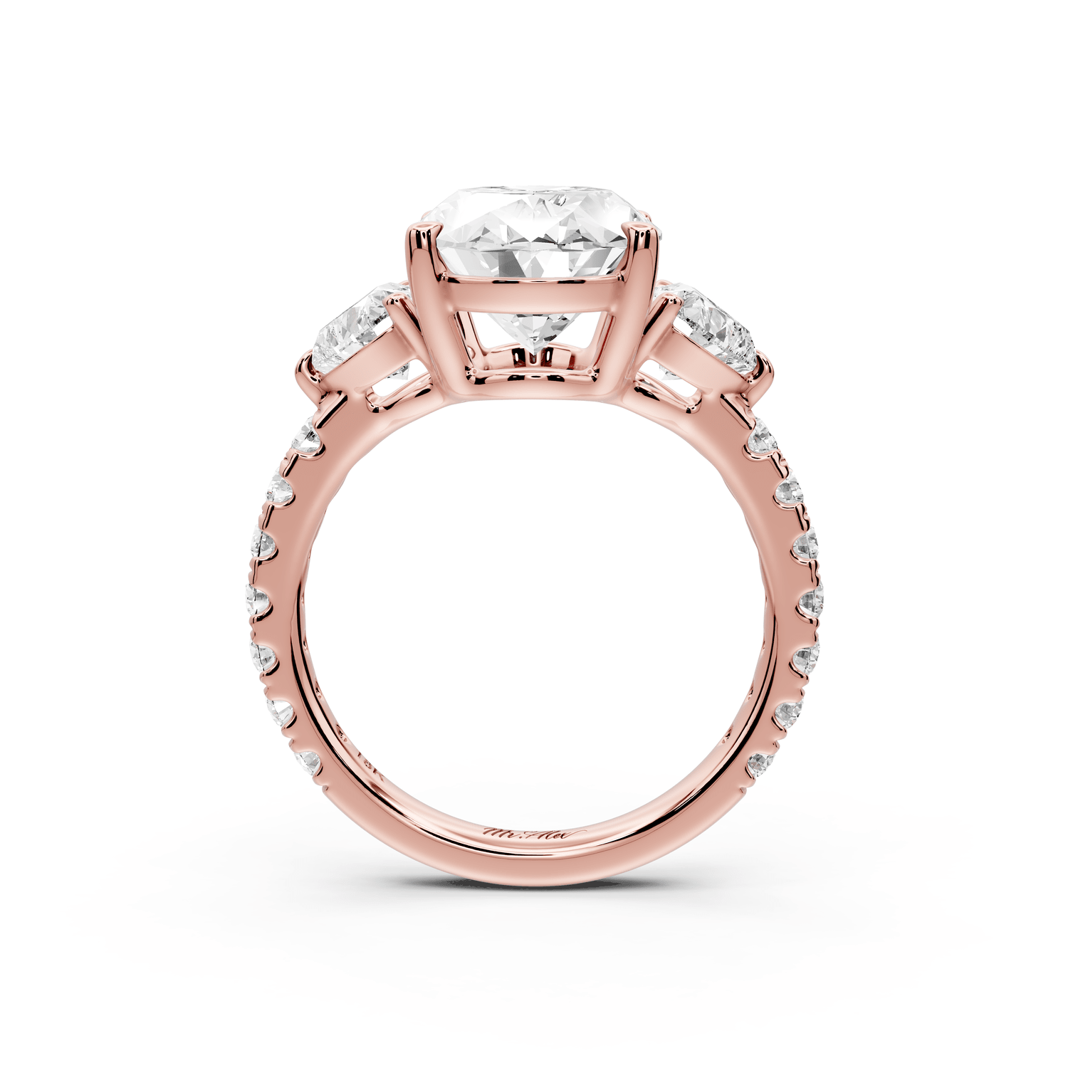 Lily - 4ct Engagement Ring 18k rose gold - Mr. Alex Jewelry