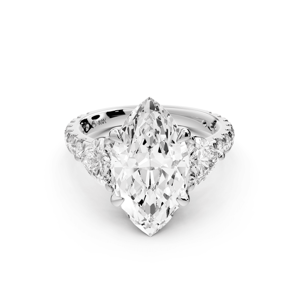 Lily - 4ct Engagement Ring platinum - Mr. Alex Jewelry
