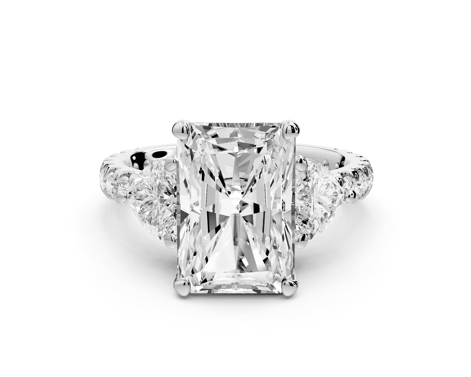 Lily - 4ct Engagement Ring platinum - Mr. Alex Jewelry