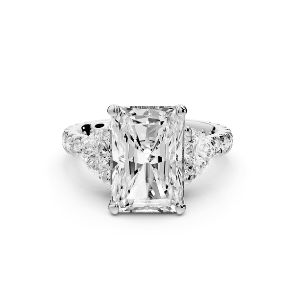 Lily - 4ct Engagement Ring platinum - Mr. Alex Jewelry