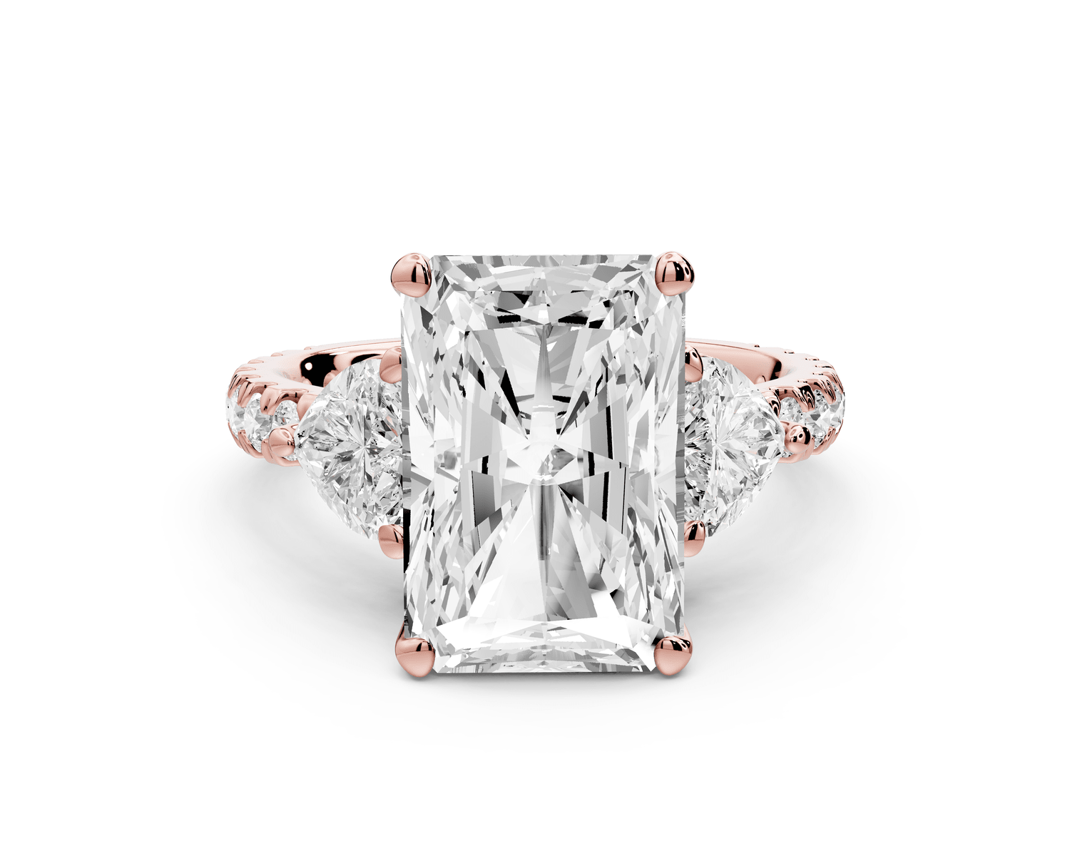 Lily - 5ct Engagement Ring 14k rose gold - Mr. Alex Jewelry