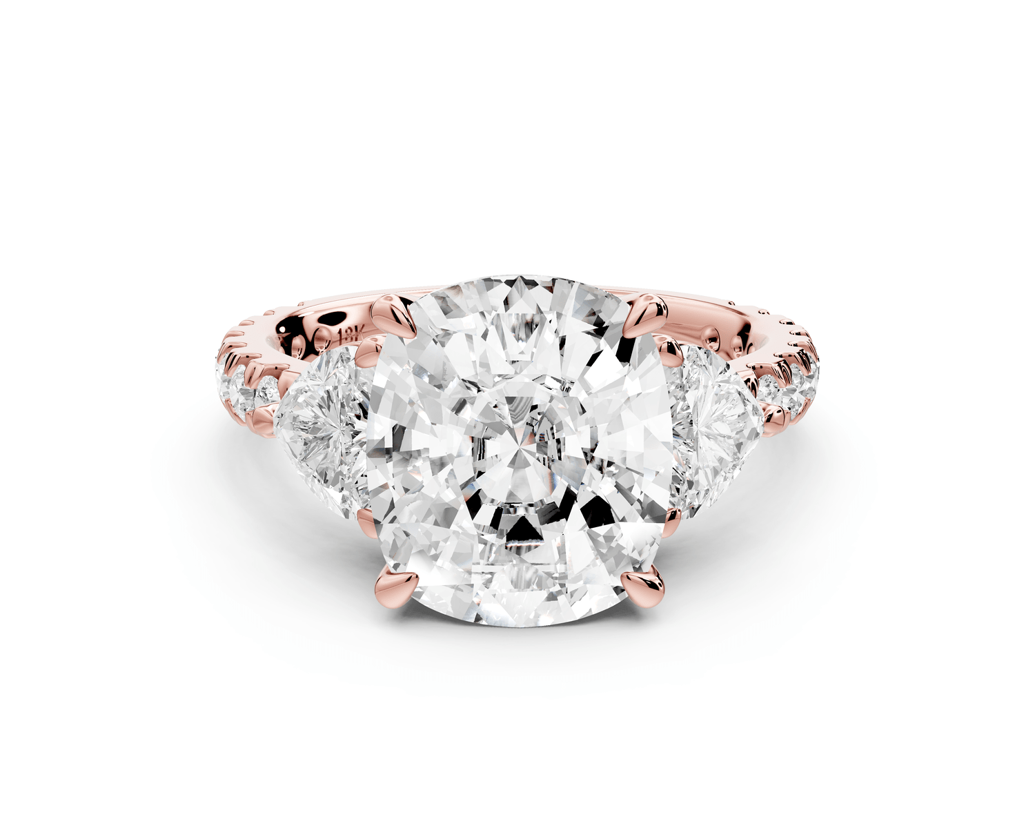 Lily - 5ct Engagement Ring 14k rose gold - Mr. Alex Jewelry