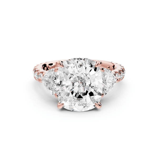 Lily - 5ct Engagement Ring 14k rose gold - Mr. Alex Jewelry