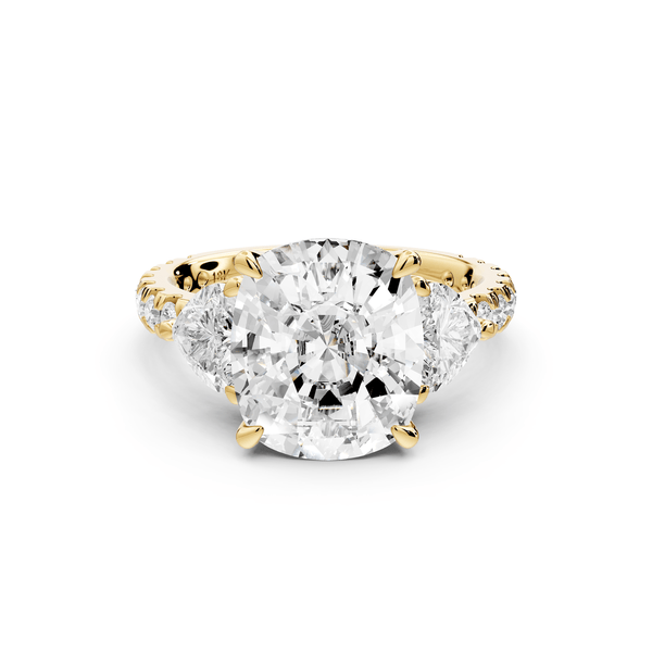 Lily - 5ct Engagement Ring 14k yellow gold - Mr. Alex Jewelry