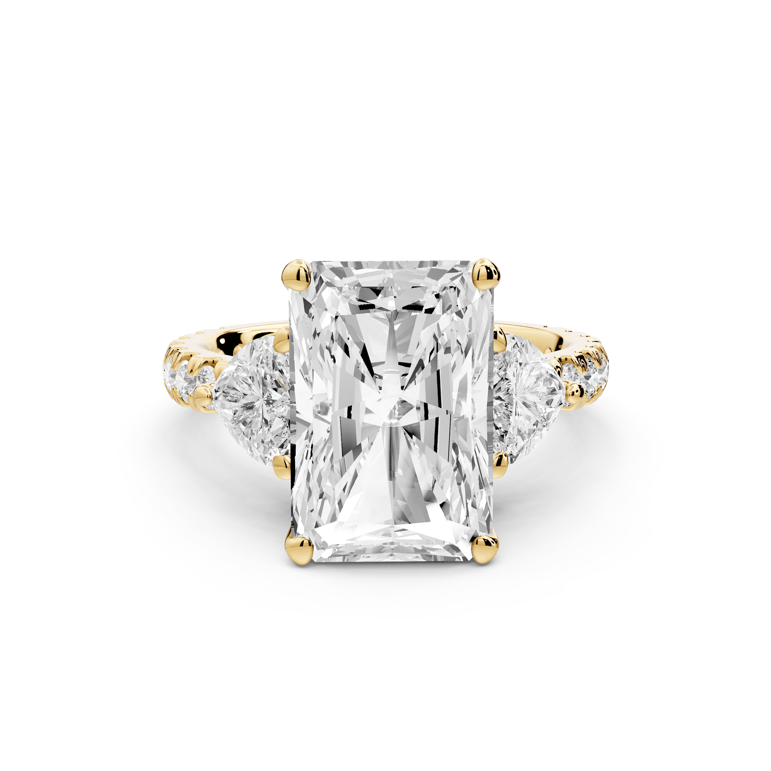Lily - 5ct Engagement Ring 14k yellow gold - Mr. Alex Jewelry