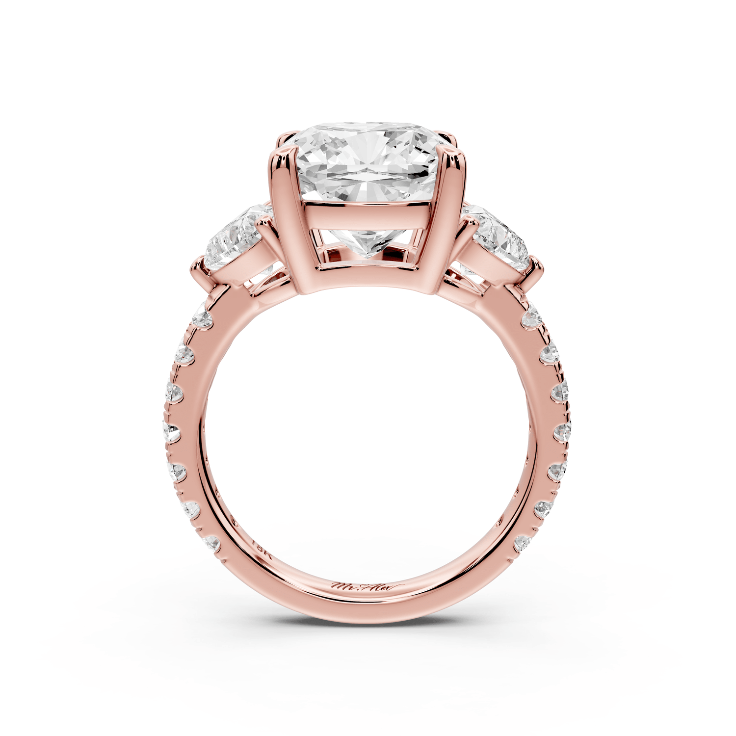 Lily - 5ct Engagement Ring 18k rose gold - Mr. Alex Jewelry