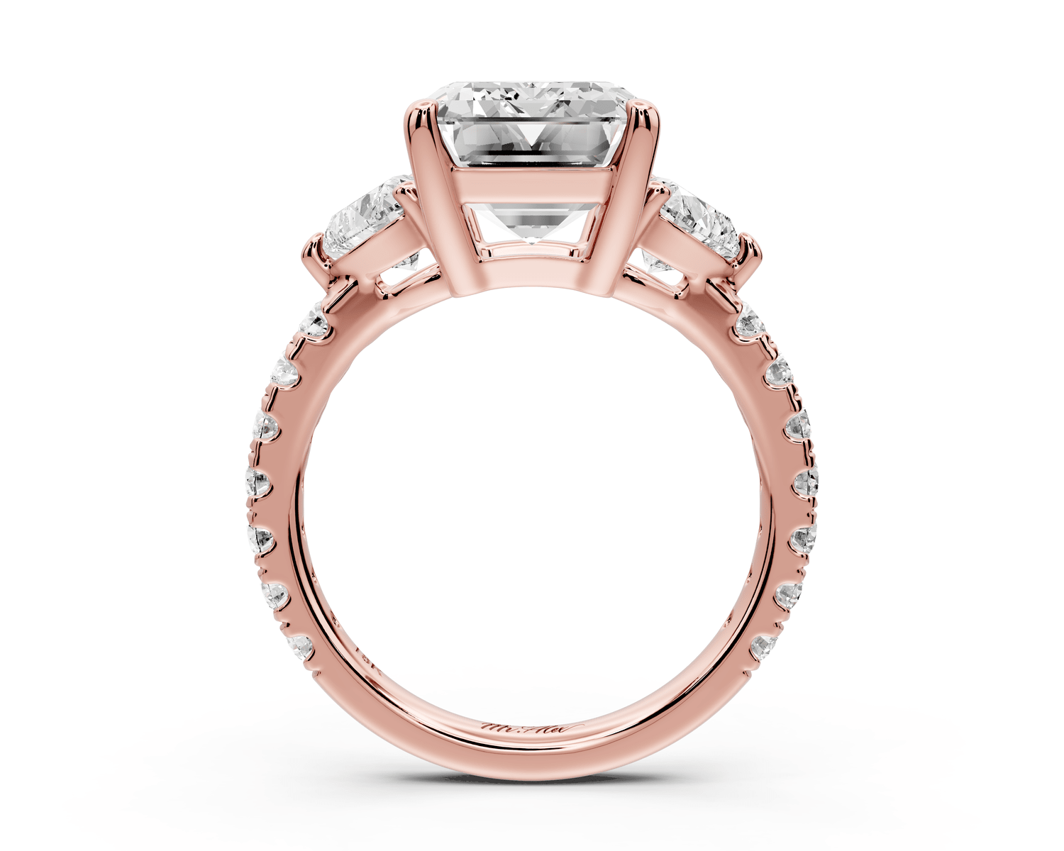 Lily - 5ct Engagement Ring 18k rose gold - Mr. Alex Jewelry