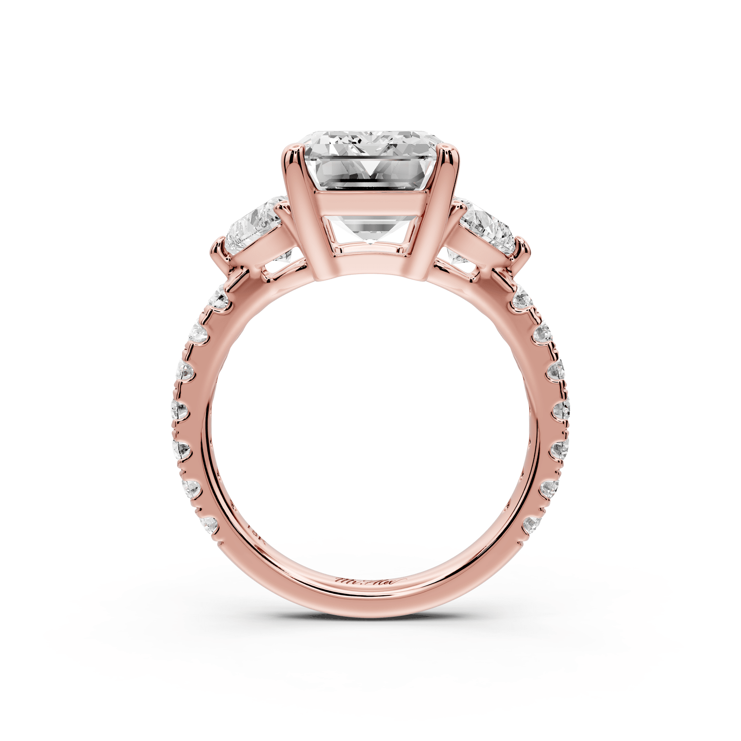 Lily - 5ct Engagement Ring 18k rose gold - Mr. Alex Jewelry
