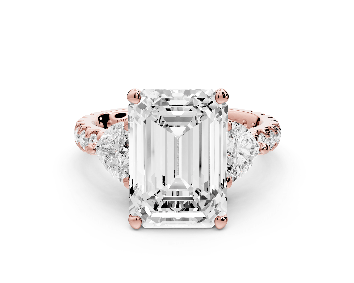 Lily - 5ct Engagement Ring 18k rose gold - Mr. Alex Jewelry