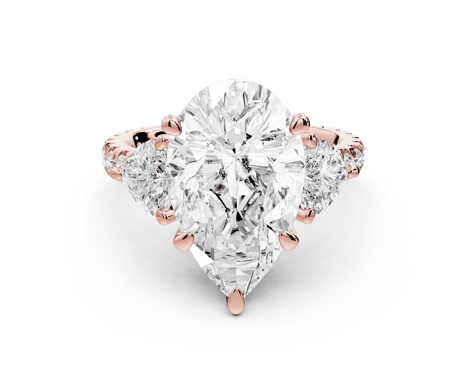 Lily - 5ct Engagement Ring 18k rose gold - Mr. Alex Jewelry