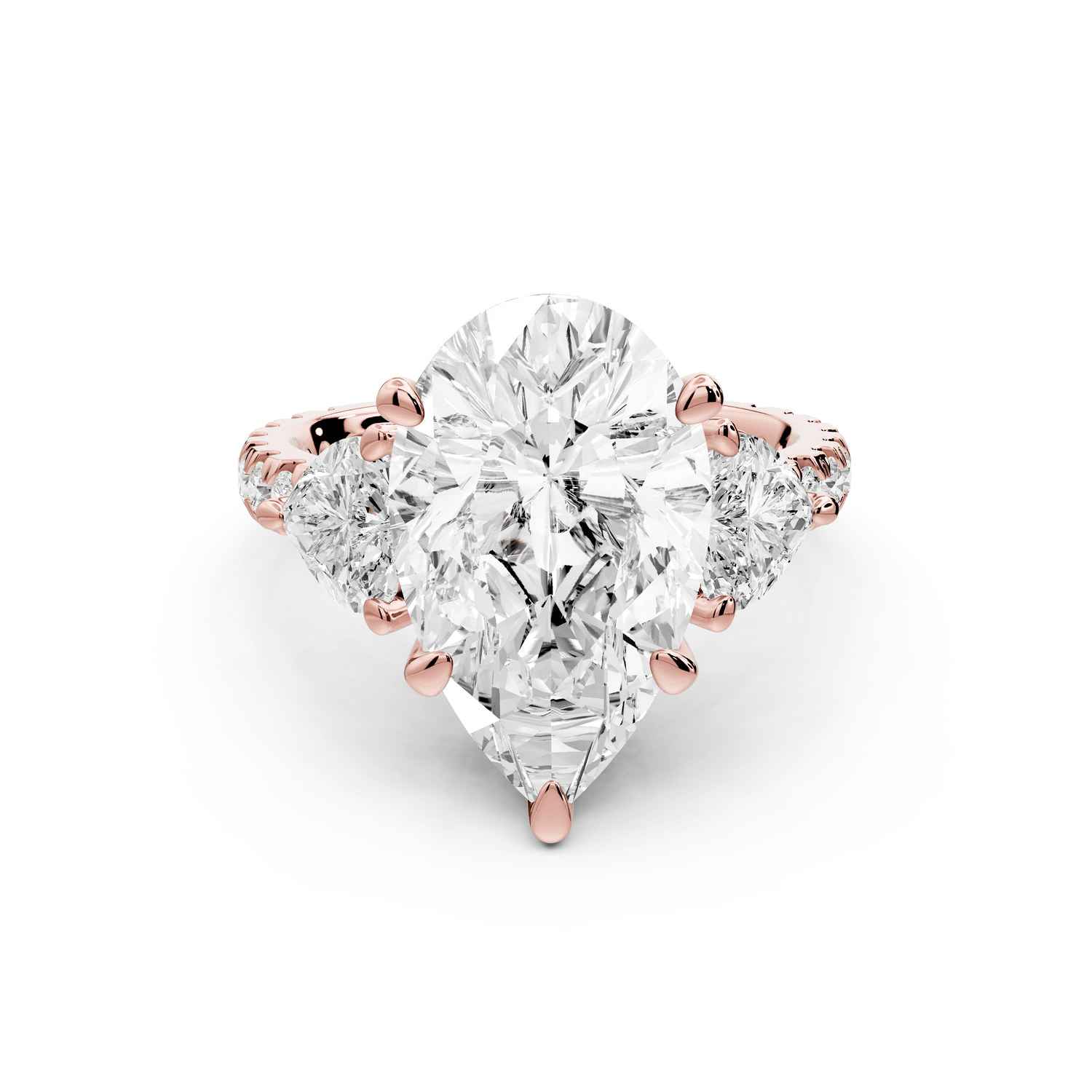 Lily - 5ct Engagement Ring 18k rose gold - Mr. Alex Jewelry