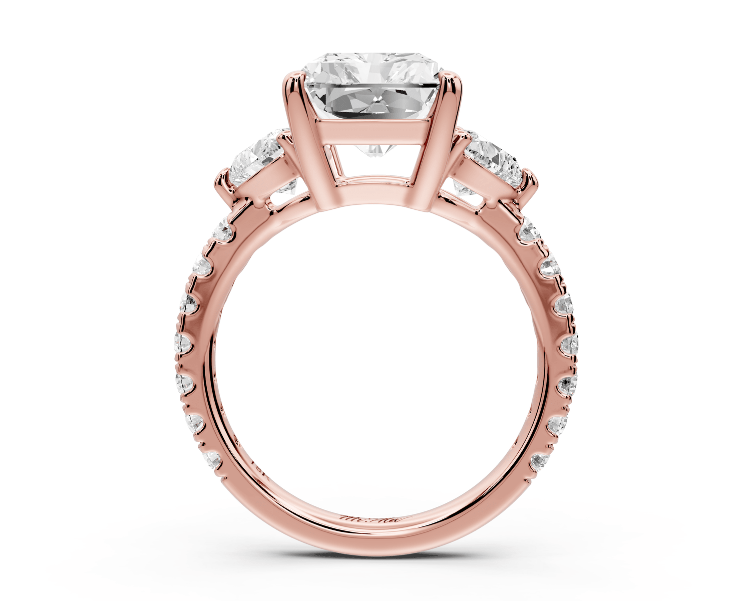 Lily - 5ct Engagement Ring 18k rose gold - Mr. Alex Jewelry