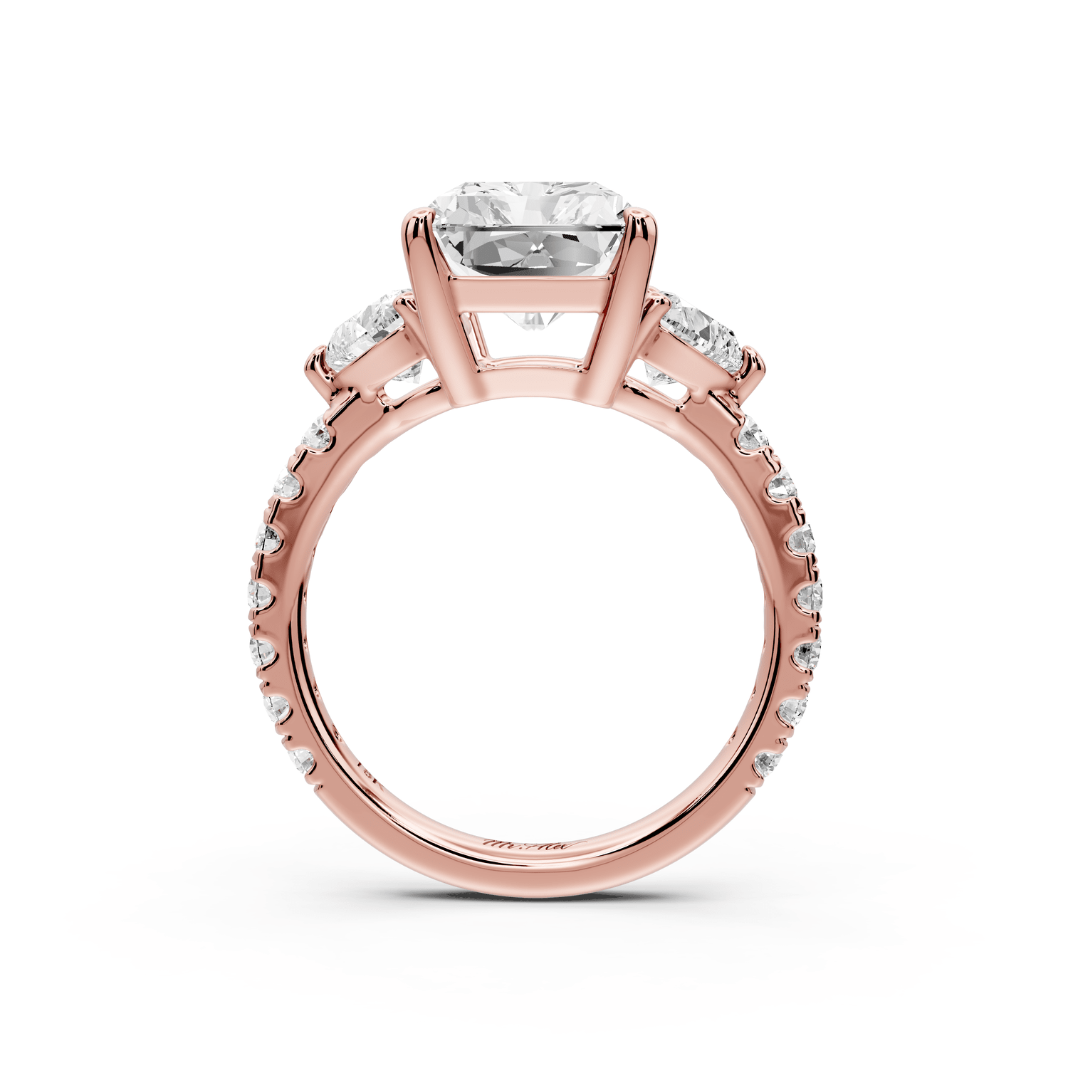 Lily - 5ct Engagement Ring 18k rose gold - Mr. Alex Jewelry