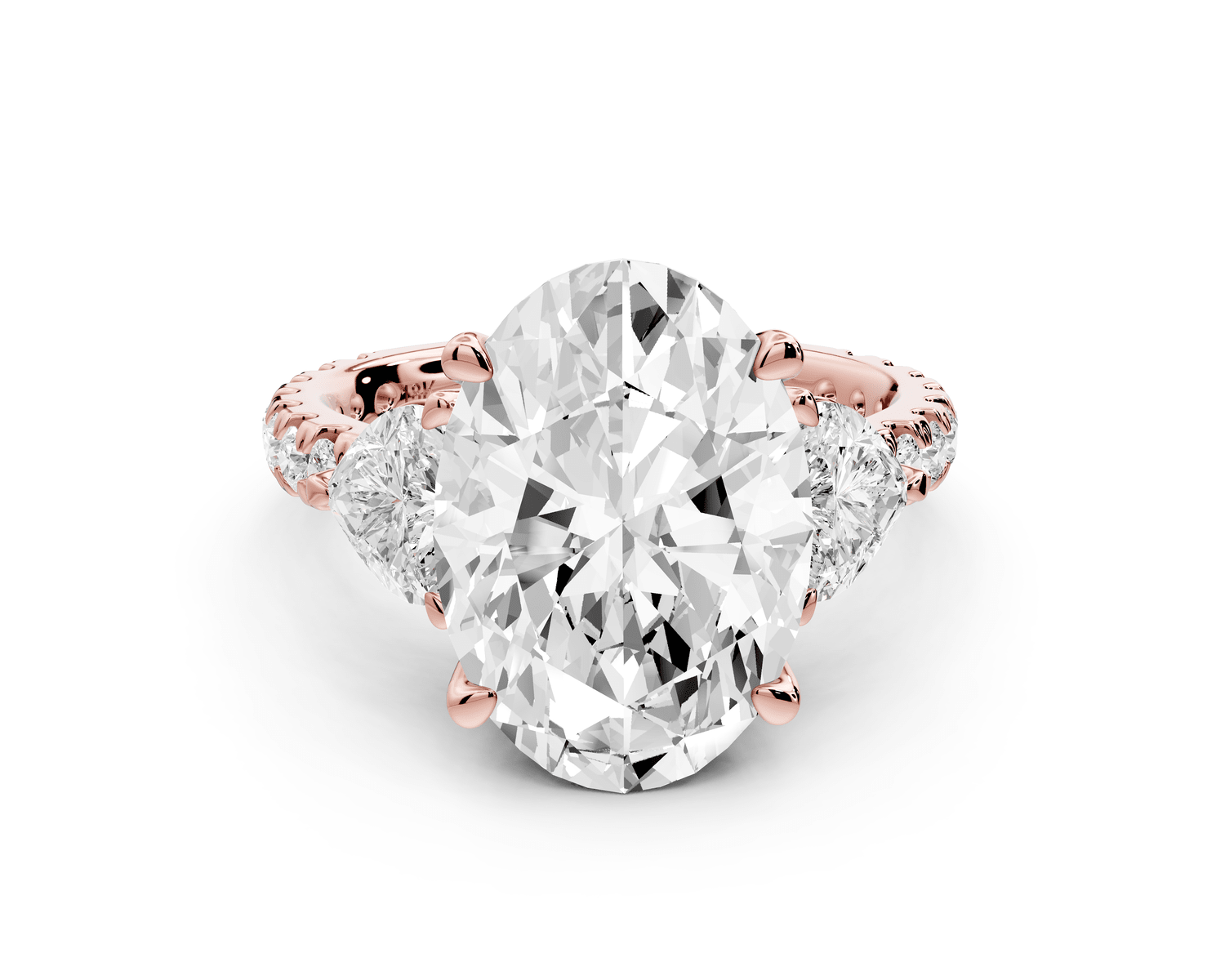 Lily - 5ct Engagement Ring 18k rose gold - Mr. Alex Jewelry