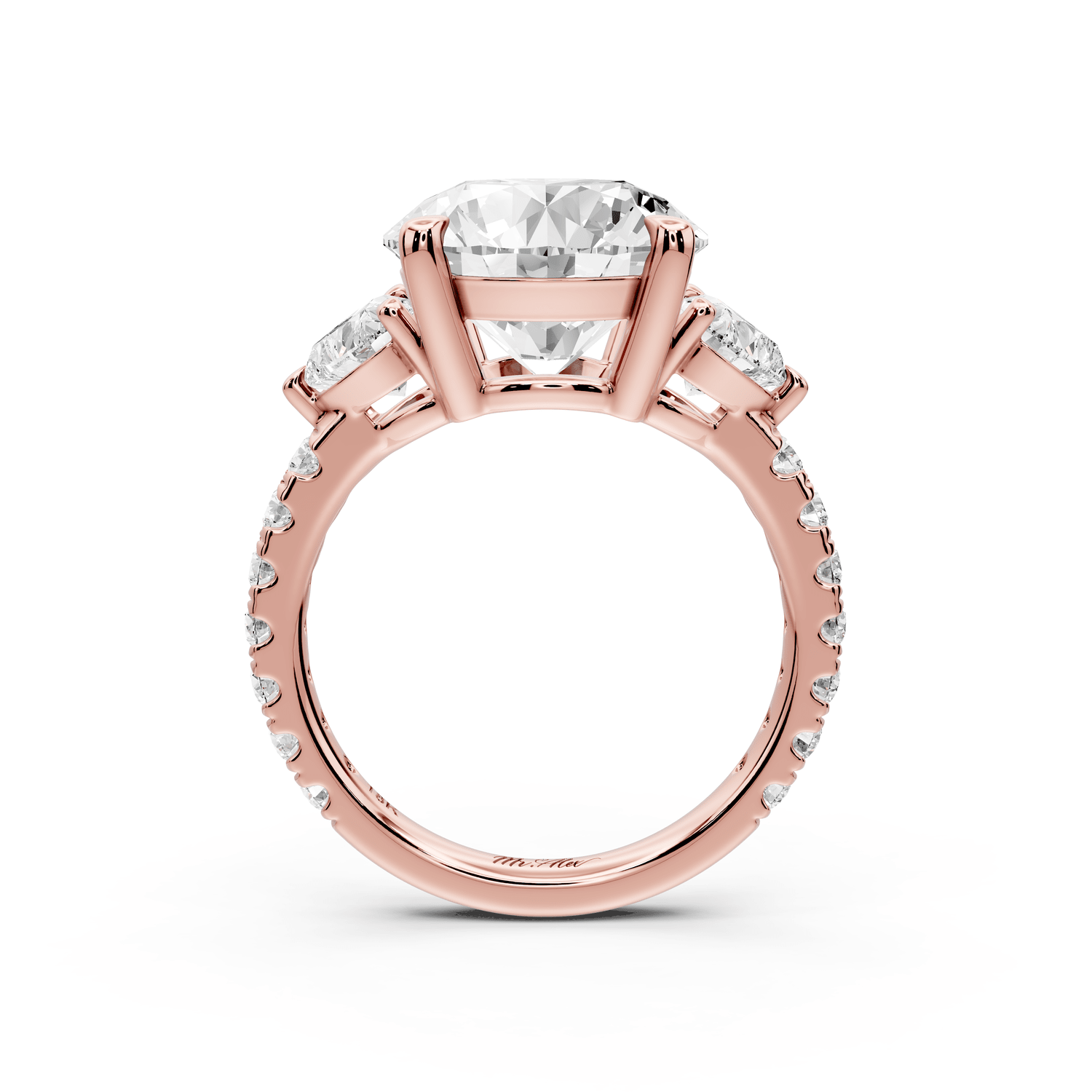 Lily - 5ct Engagement Ring 18k rose gold - Mr. Alex Jewelry
