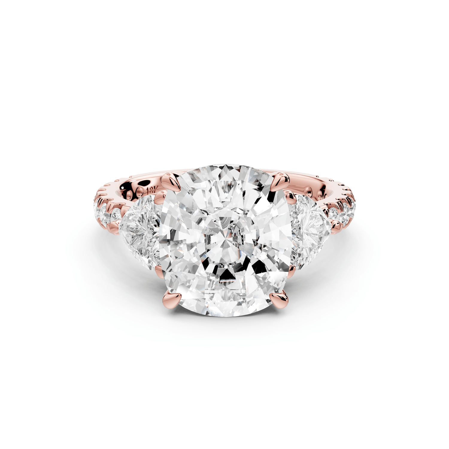 Lily - 5ct Engagement Ring 18k rose gold - Mr. Alex Jewelry