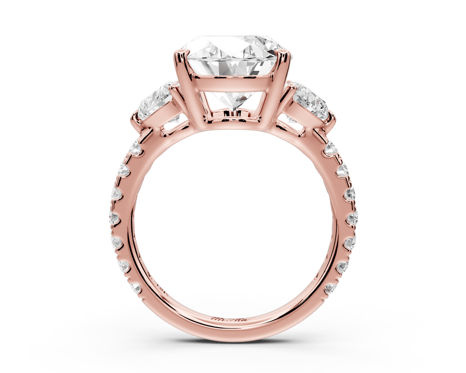 Lily - 5ct Engagement Ring 18k rose gold - Mr. Alex Jewelry