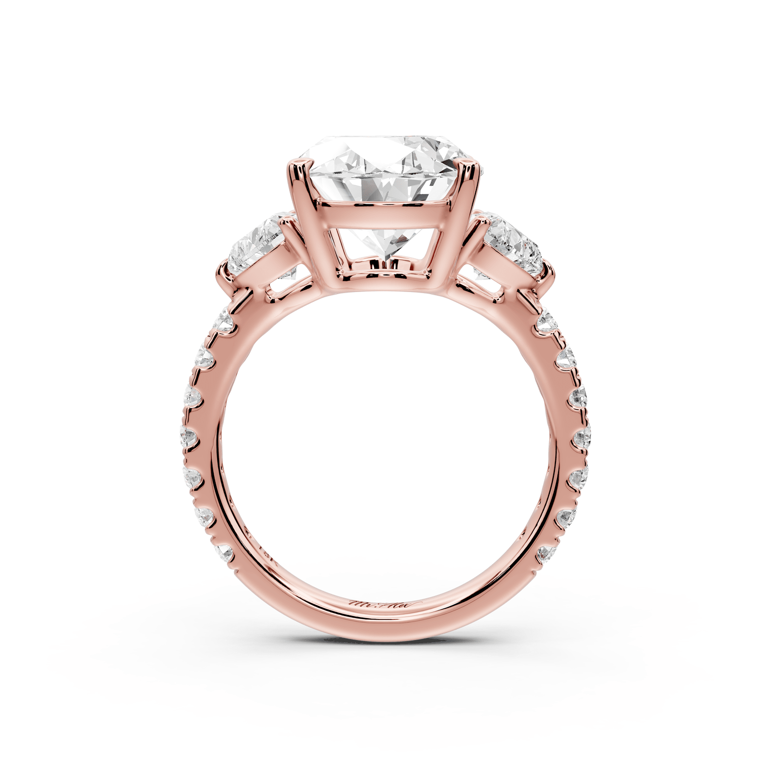 Lily - 5ct Engagement Ring 18k rose gold - Mr. Alex Jewelry