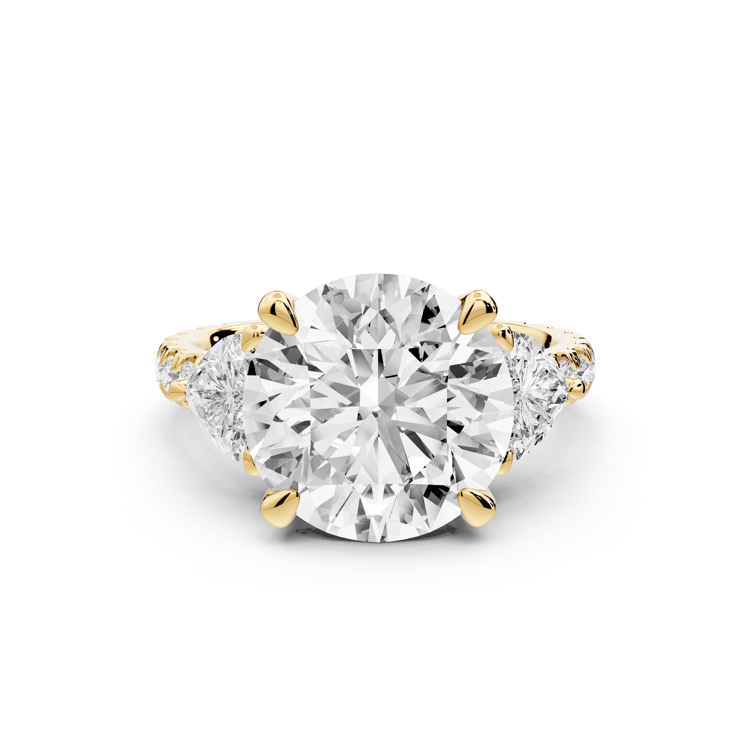 Lily - 5ct Engagement Ring 18k yellow gold - Mr. Alex Jewelry