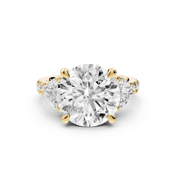 Lily - 5ct Engagement Ring 18k yellow gold - Mr. Alex Jewelry