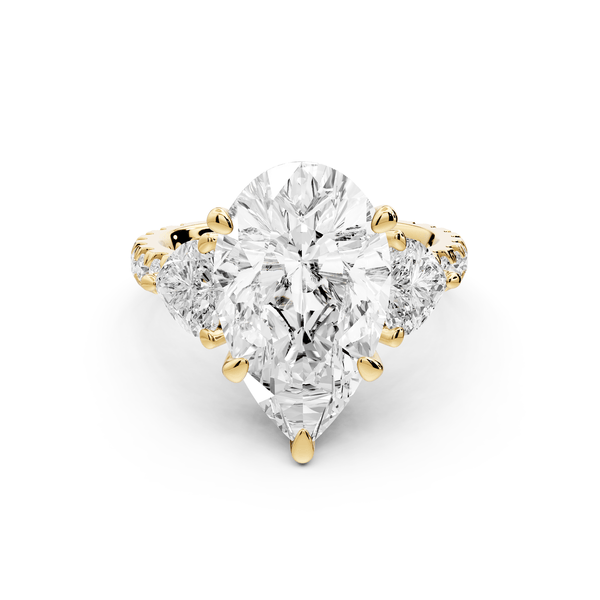 Lily - 5ct Engagement Ring 18k yellow gold - Mr. Alex Jewelry