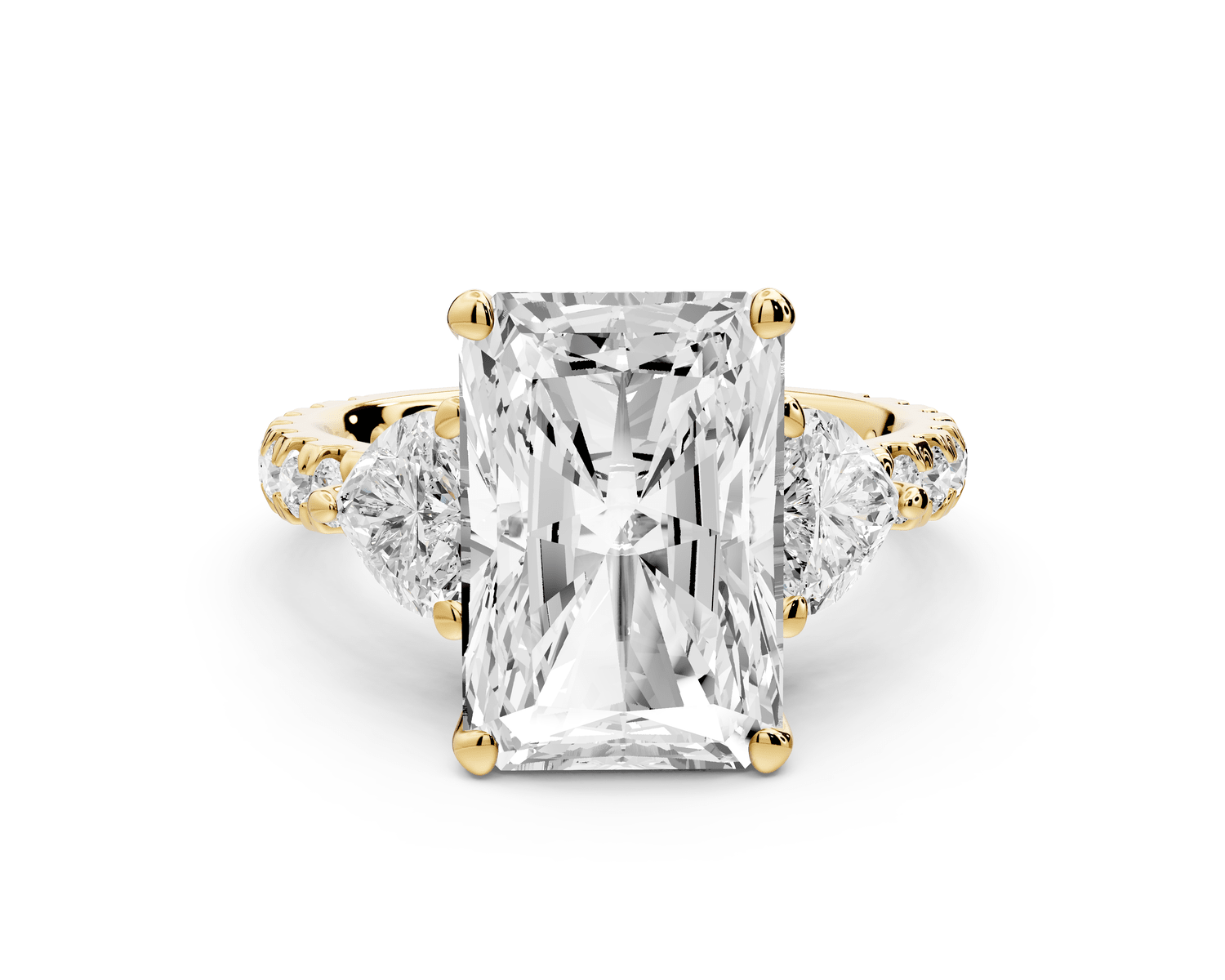 Lily - 5ct Engagement Ring 18k yellow gold - Mr. Alex Jewelry