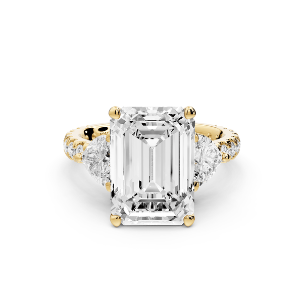 Lily - 5ct Engagement Ring 18k yellow gold - Mr. Alex Jewelry