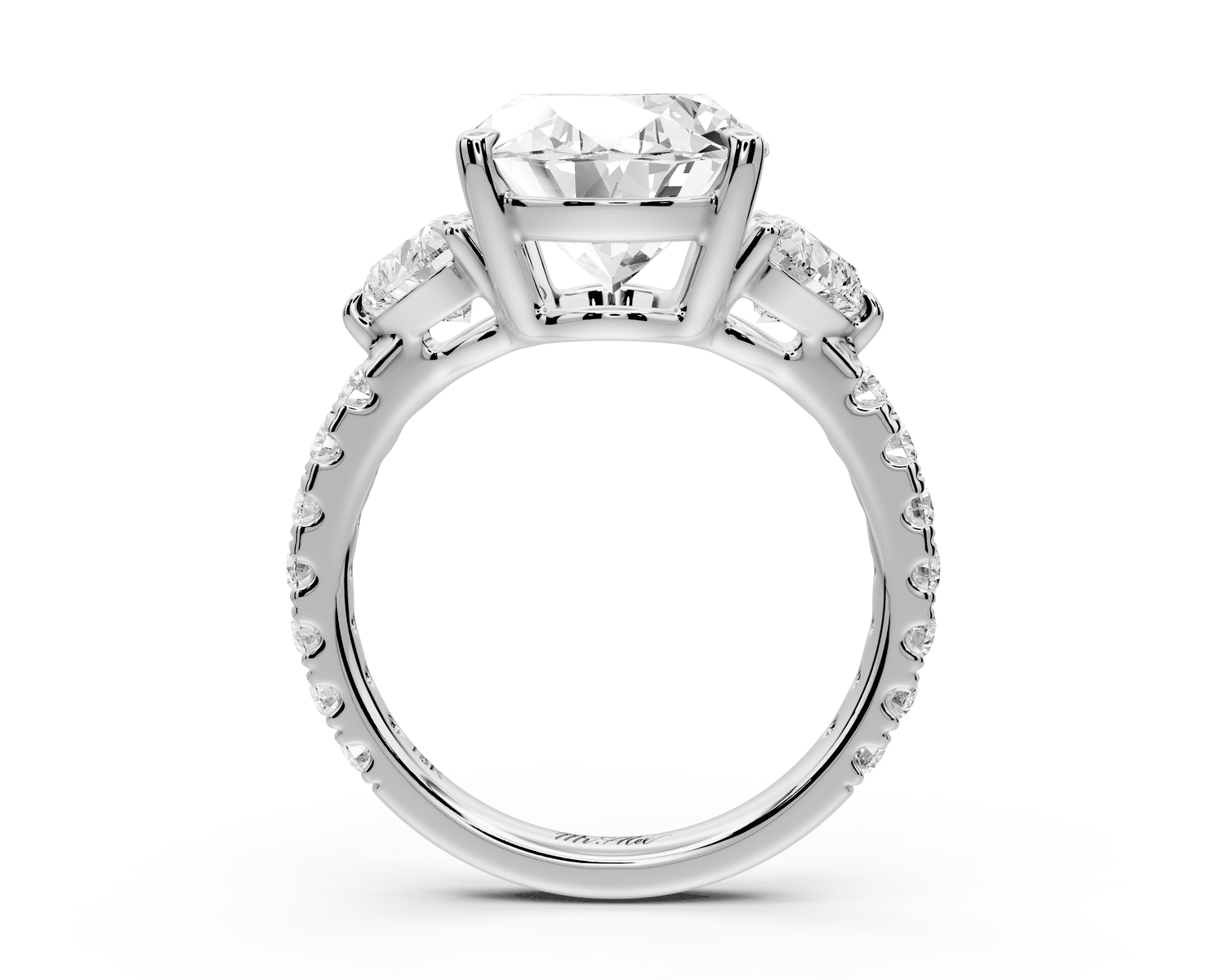 Lily - 5ct Engagement Ring platinum - Mr. Alex Jewelry