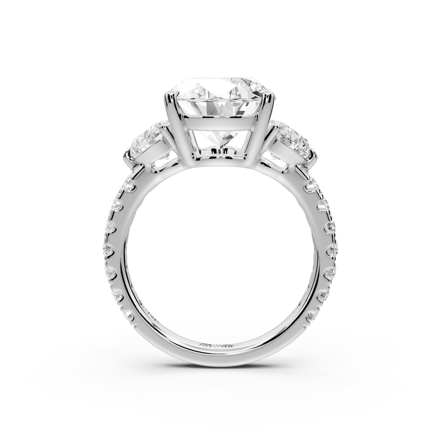 Lily - 5ct Engagement Ring platinum - Mr. Alex Jewelry