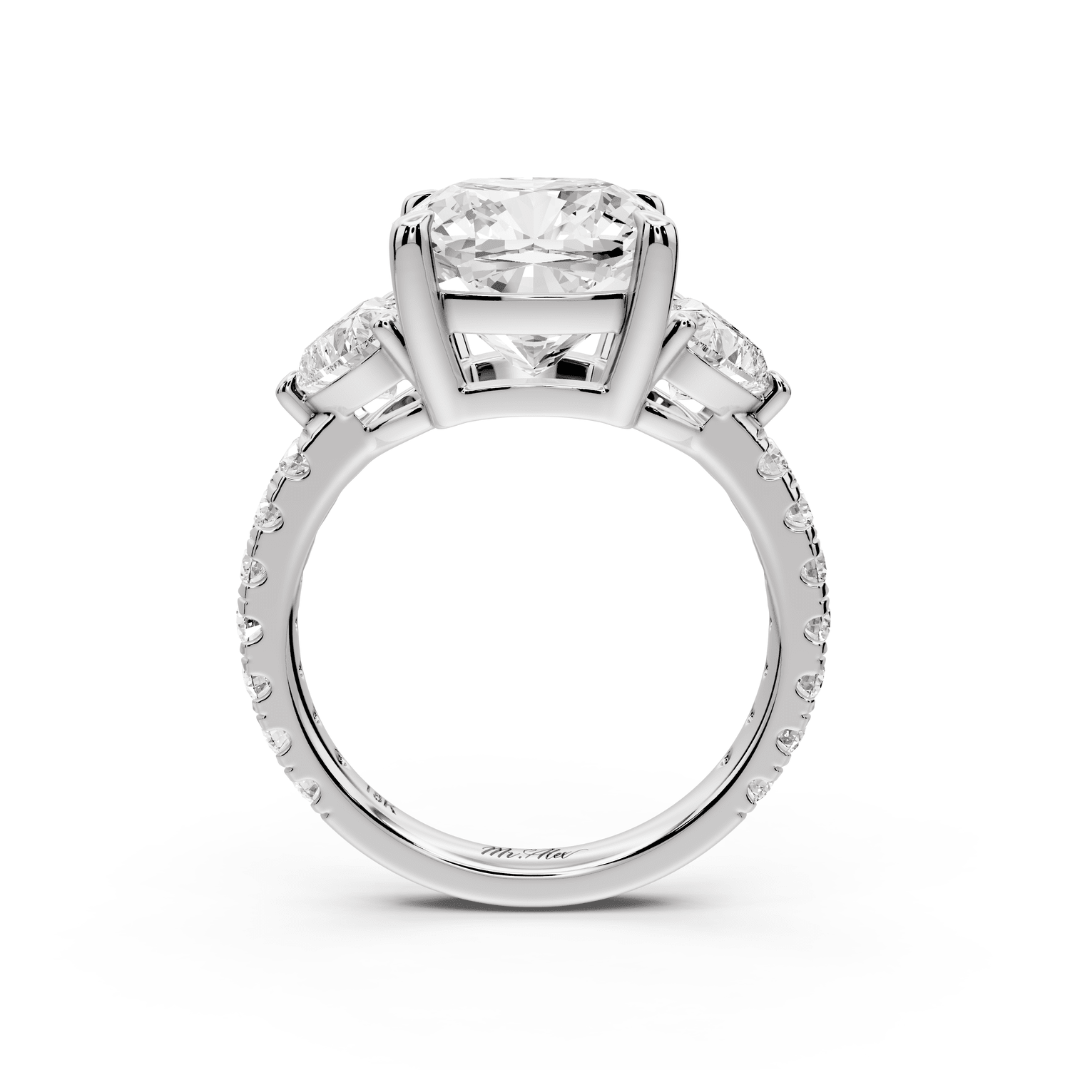 Lily - 5ct Engagement Ring platinum - Mr. Alex Jewelry