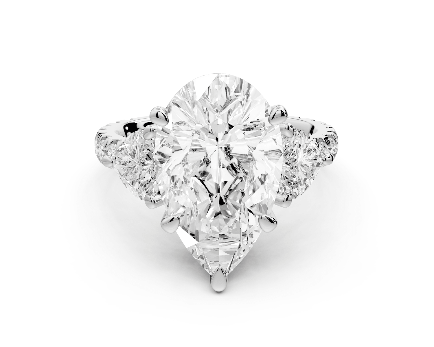 Lily - 5ct Engagement Ring platinum - Mr. Alex Jewelry