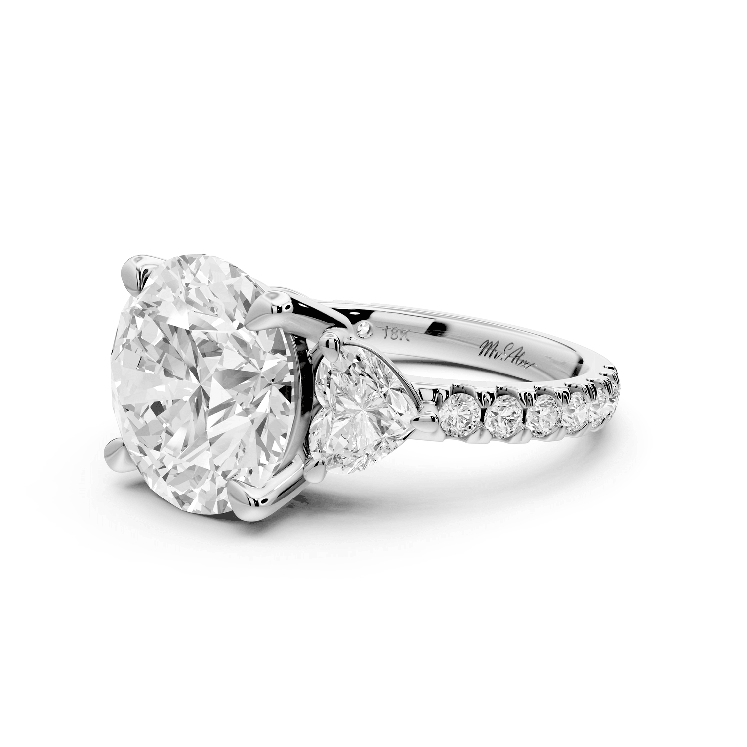 Lily - 5ct Engagement Ring platinum - Mr. Alex Jewelry