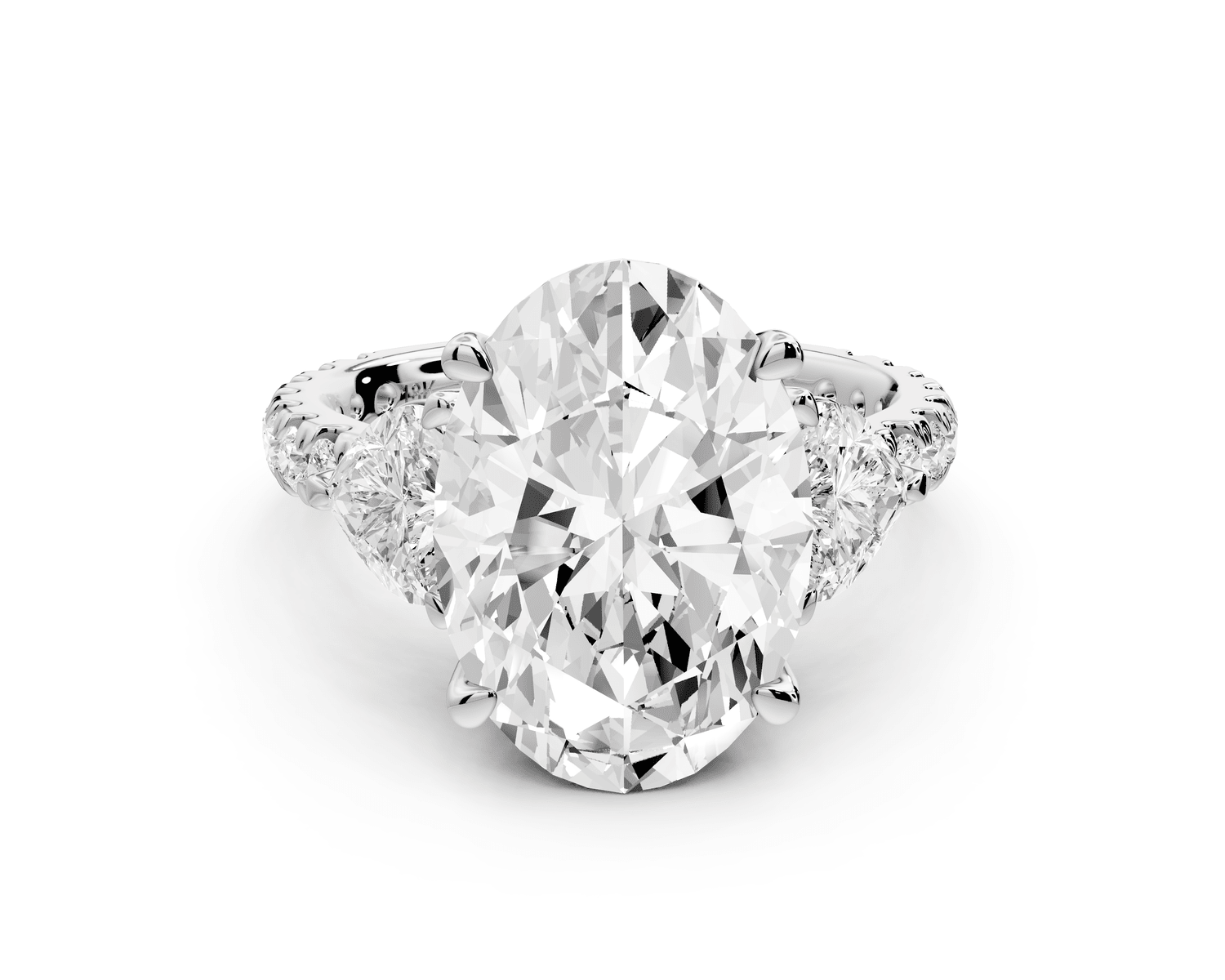 Lily - 5ct Engagement Ring platinum - Mr. Alex Jewelry