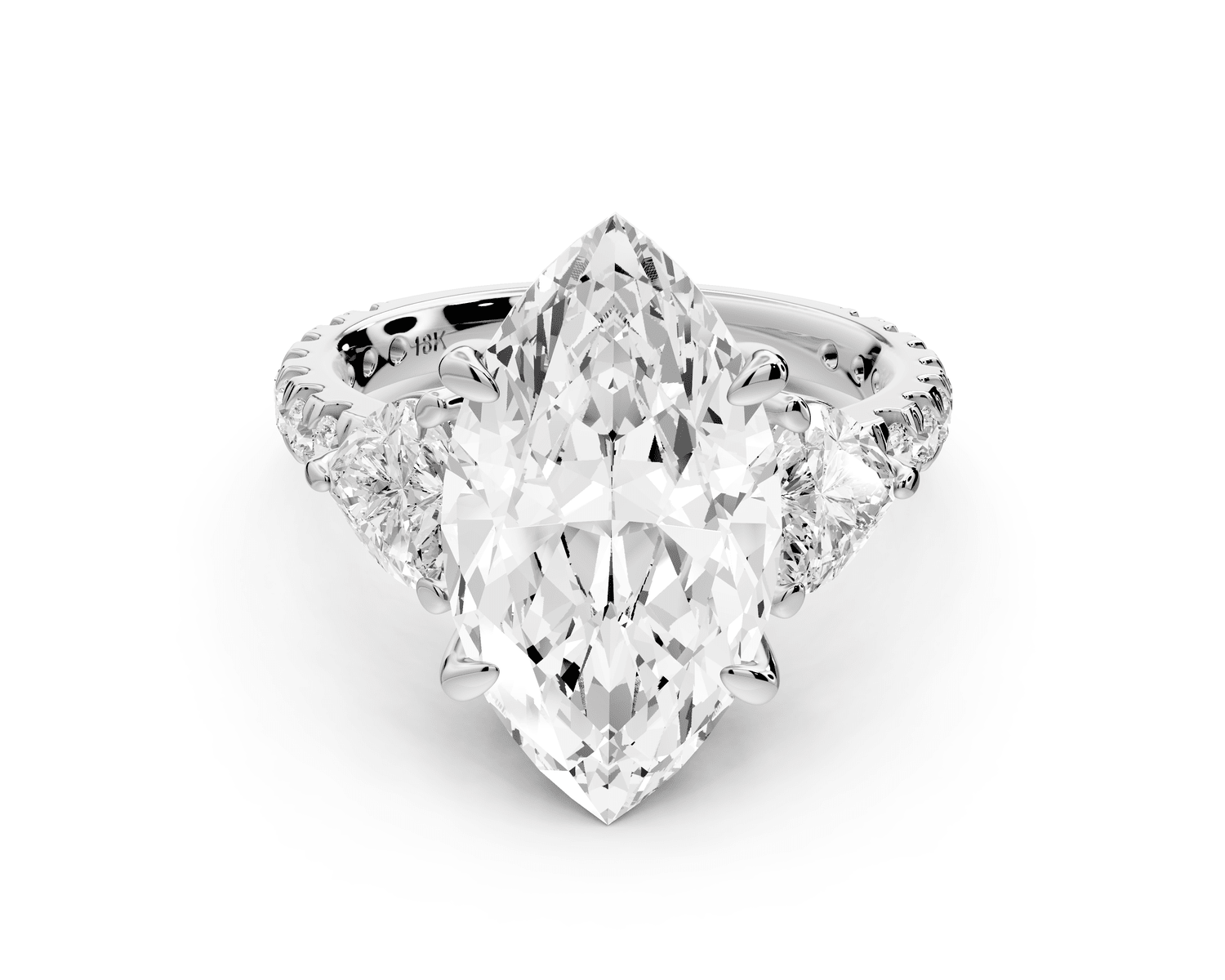 Lily - 5ct Engagement Ring platinum - Mr. Alex Jewelry