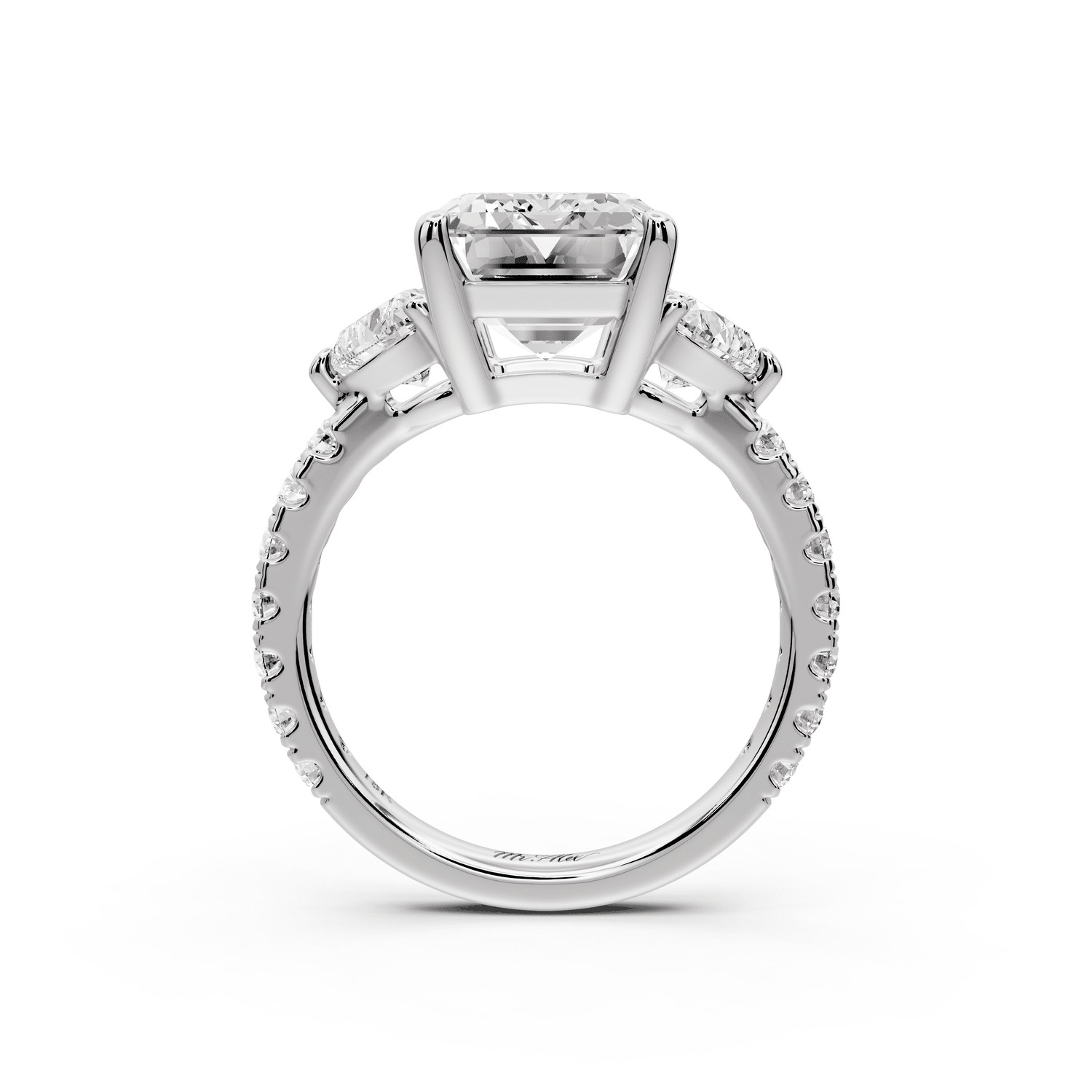 Lily - 5ct Engagement Ring platinum - Mr. Alex Jewelry