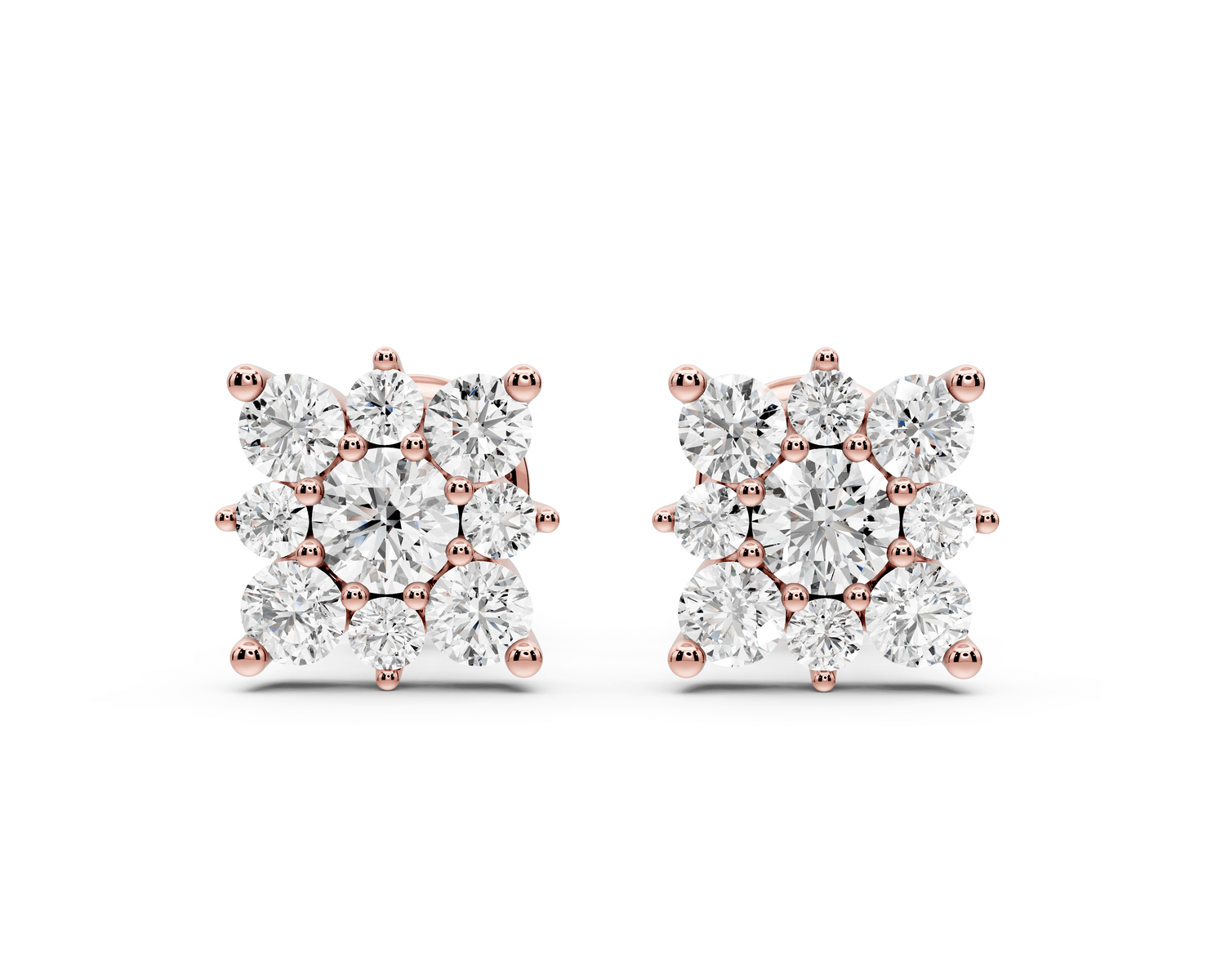 Lily Earrings Rose Gold - Mr. Alex Jewelry