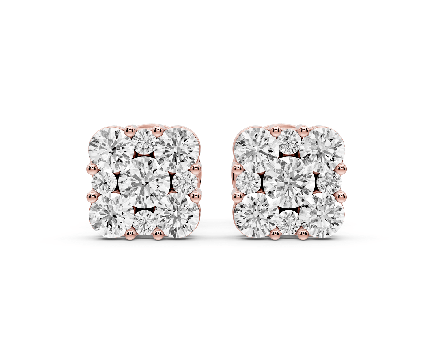 Luna Earrings Rose Gold - Mr. Alex Jewelry