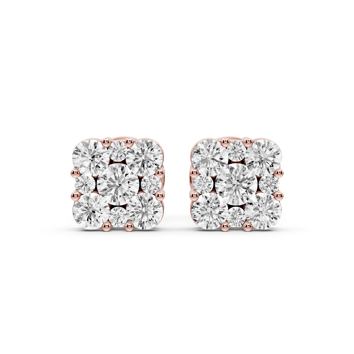 Luna Earrings Rose Gold - Mr. Alex Jewelry
