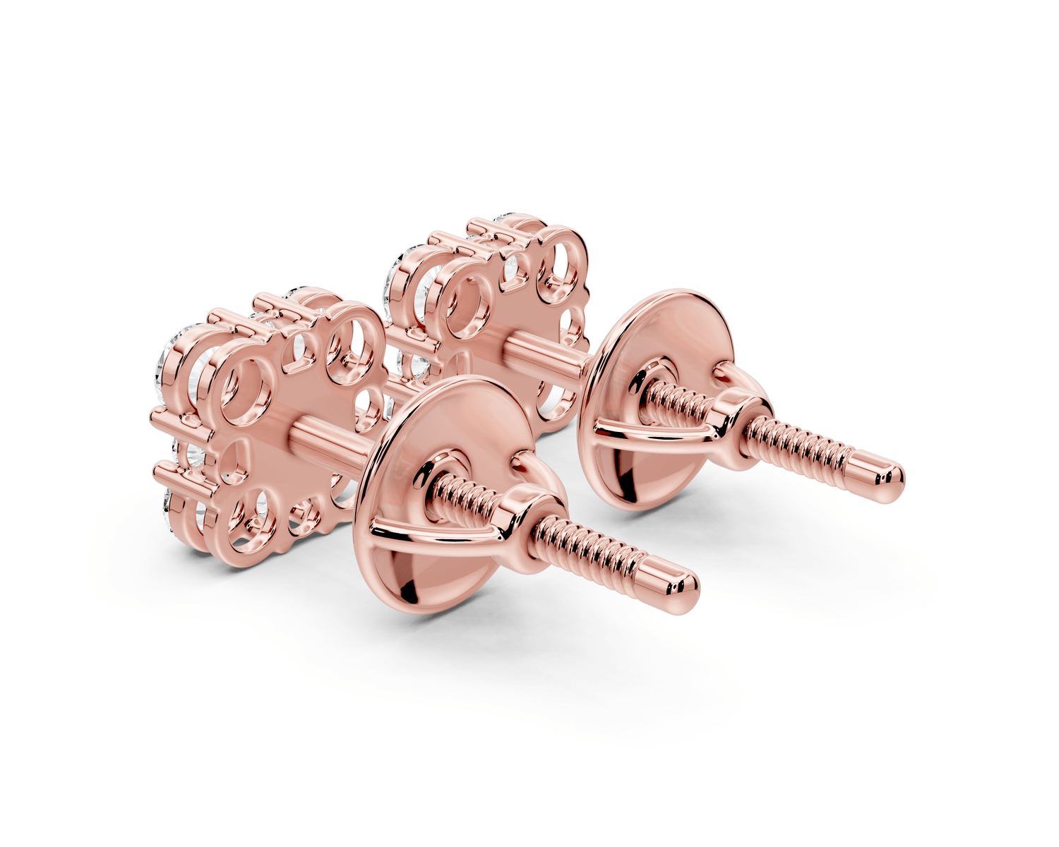 Luna Earrings Rose Gold - Mr. Alex Jewelry