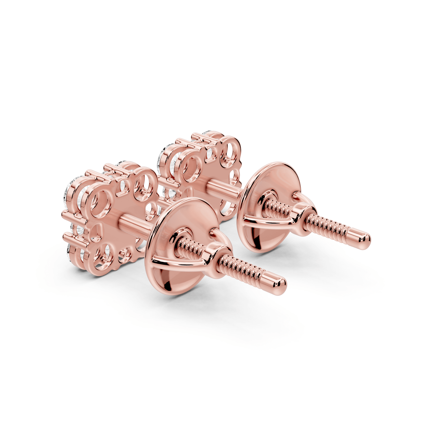 Luna Earrings Rose Gold - Mr. Alex Jewelry