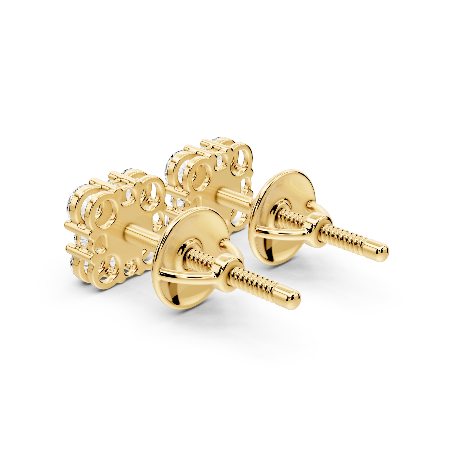 Luna Earrings Yellow Gold - Mr. Alex Jewelry