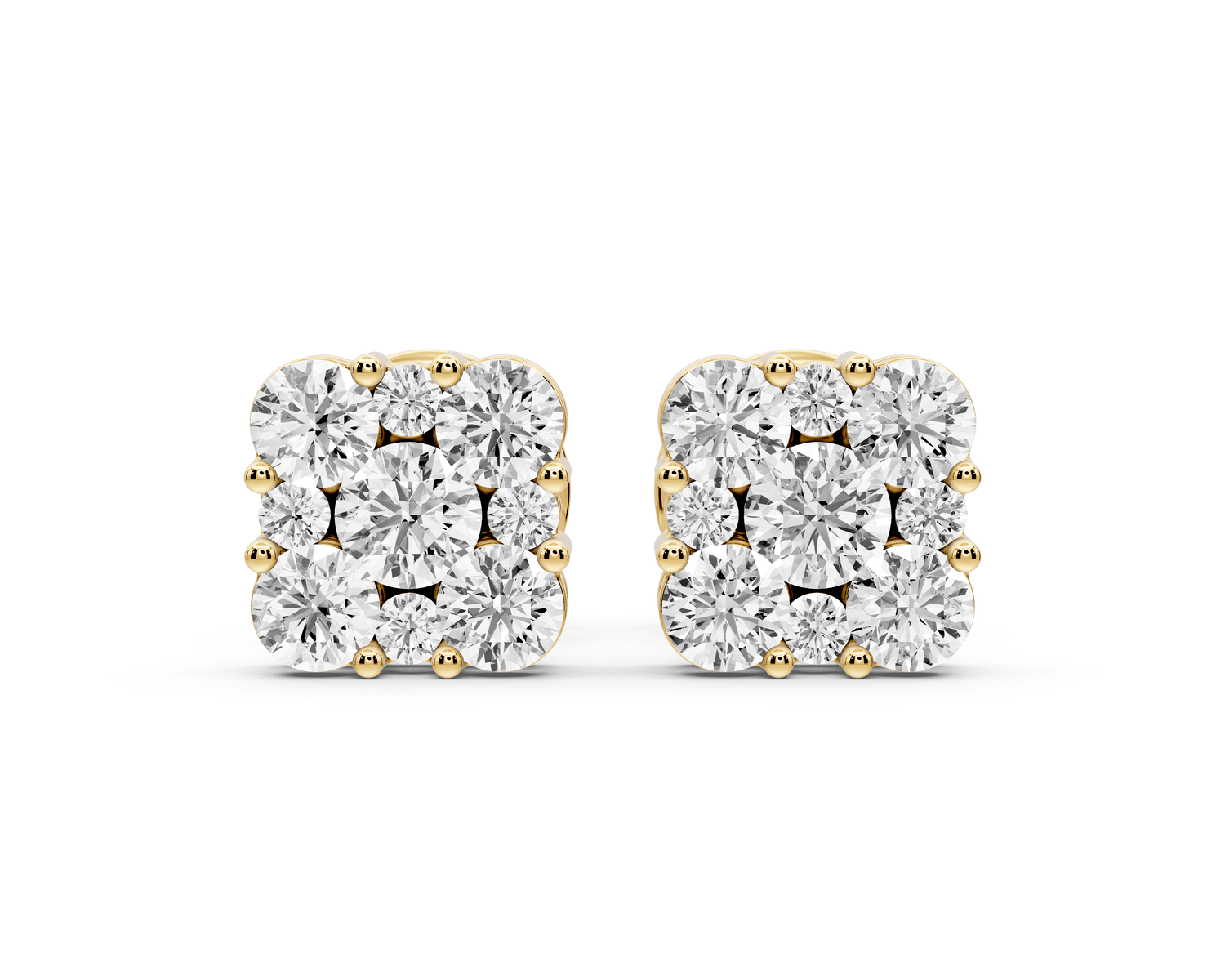 Luna Earrings Yellow Gold - Mr. Alex Jewelry